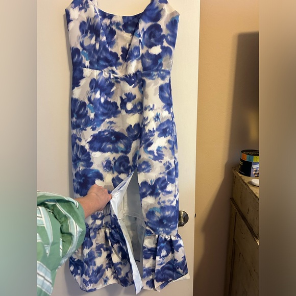 Sachin and Babi Laura dress in blue and white - Picture 7 of 9